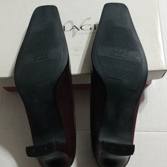 Ladies Villagers Burgundy Shoes Size 8 Make An Offer - Picture 8 of 12